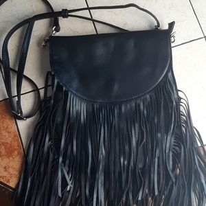 Fringe cross body hamdbag